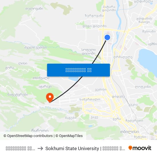ჭიაურელის ქუჩა - [892] to Sokhumi State University | სოხუმის სახელმწიფო უნივერსიტეტი map