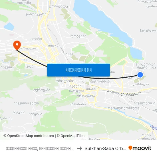 მაისურაძის ქუჩა, სასაფლაოს შესასვლელის მოპირდაპირედ - 3803 to Sulkhan-Saba Orbeliani University map