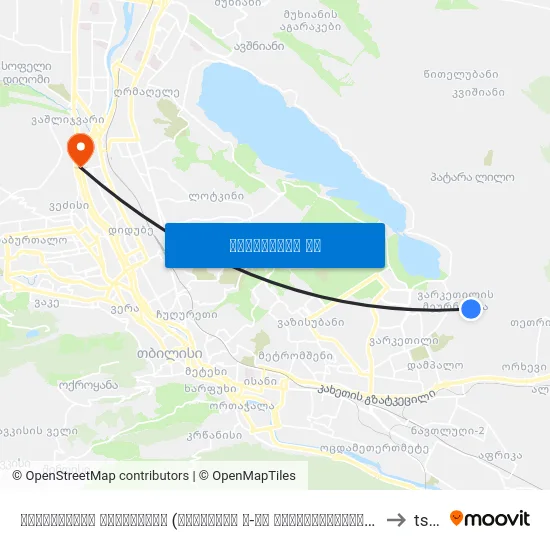ვარკეთილის მეურნეობა (სამგორის ქ-ის გადაკვეთასთან) - [2951] to tssu map