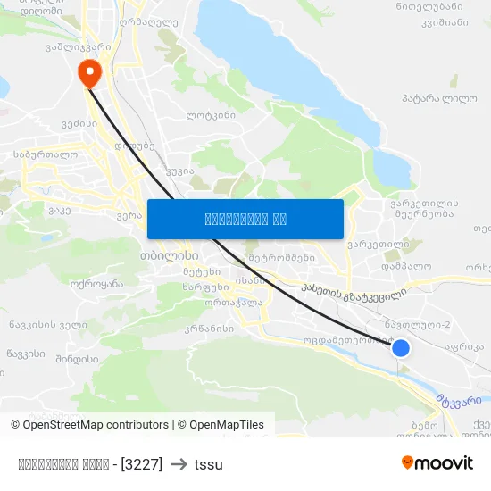 მარელისის ქუჩა - [3227] to tssu map