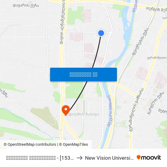 ბიოქიმიის ლაბორატორია - [1535] to New Vision University map