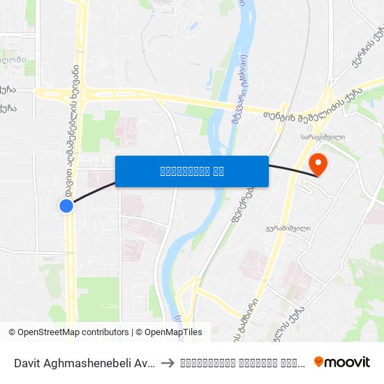 Davit Aghmashenebeli Avenue, 148 to აღმოსავლეთ ევროპის უნივერსიტეტი map