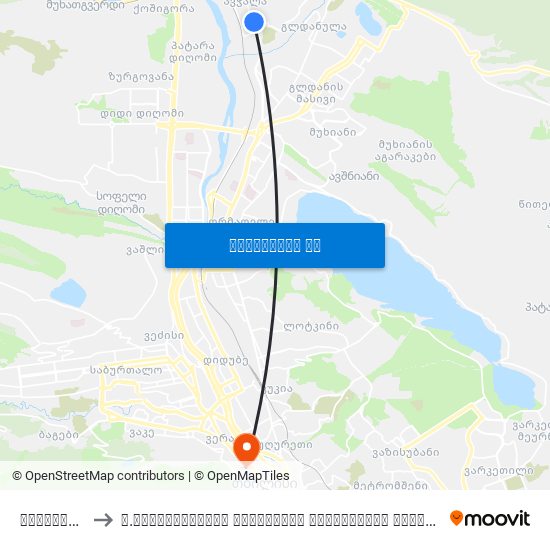 ცენტროლიტი - [3337] to ვ.სარაჯიშვილის სახელობის სახელმწიფო კონსერვატორია (V. Saradjishvili Tbilisi State Conservatoire) map