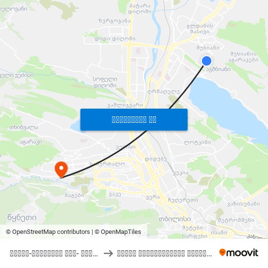 თემქა-მუხიანის გზა- ლეკიშვილის ქ-ის გადაკვეთასთან - [2096] to ივანე ჯავახიშვილის სახელობის თბილისის სახელმწიფო უნივერსიტეტი map