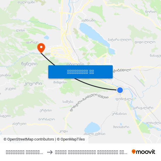რუსთავის გზატკეცილი #28 - [3040] to ივანე ჯავახიშვილის სახელობის თბილისის სახელმწიფო უნივერსიტეტი map