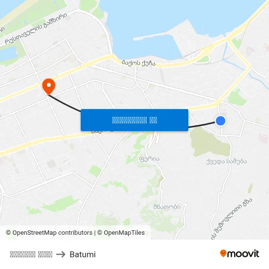 გოგოლის ქუჩა to Batumi map
