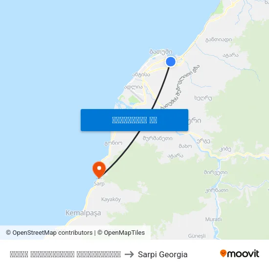 ძველი ავტოსადგურის მოპირდაპირედ to Sarpi Georgia map