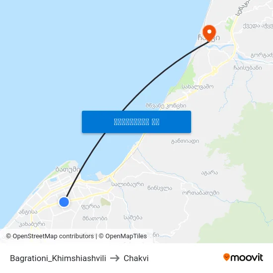 Bagrationi_Khimshiashvili to Chakvi map
