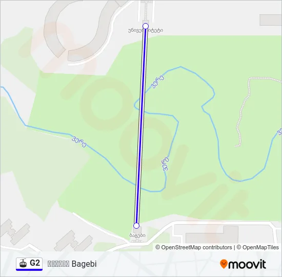 G2 Gondola Line Map