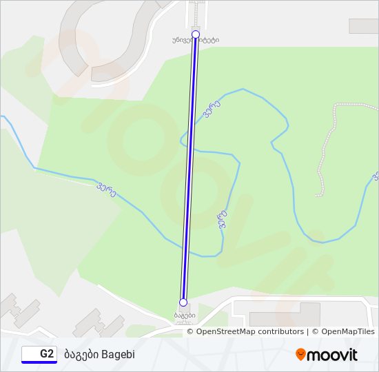 G2 gondola Line Map