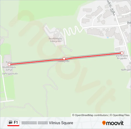 F1 Funicular Line Map