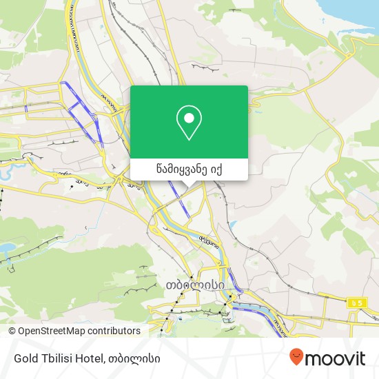Gold Tbilisi Hotel რუკა