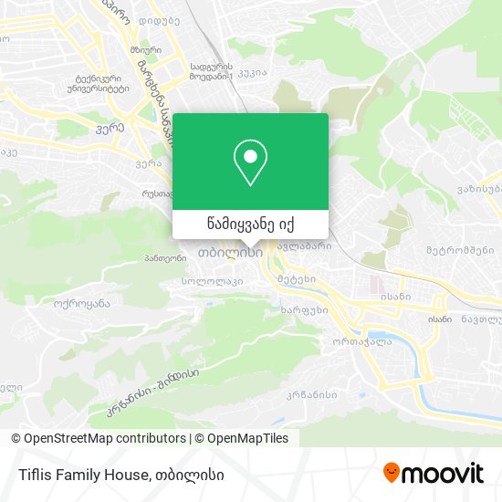 Tiflis Family House რუკა