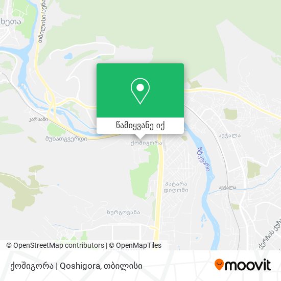 ქოშიგორა | Qoshigora რუკა