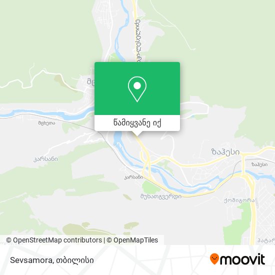 Sevsamora რუკა