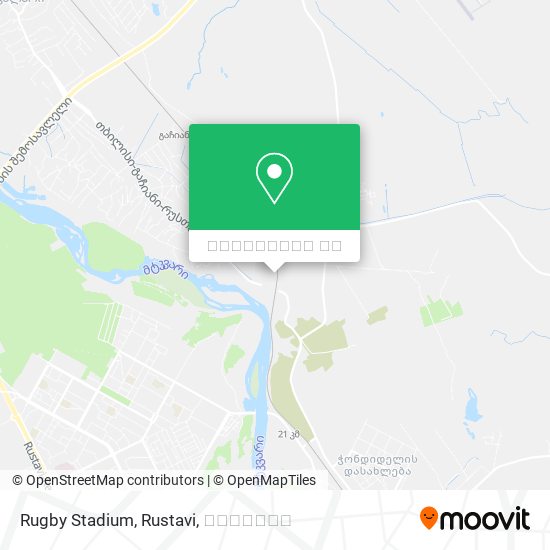 Rugby Stadium, Rustavi რუკა