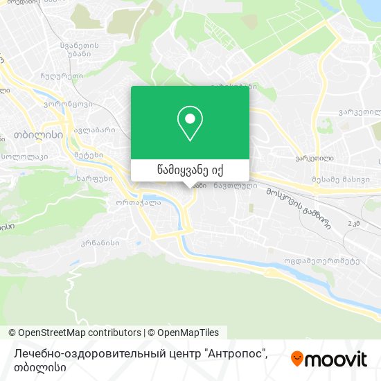 Лечебно-оздоровительный центр "Антропос" რუკა