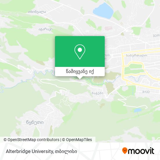 Alterbridge University რუკა