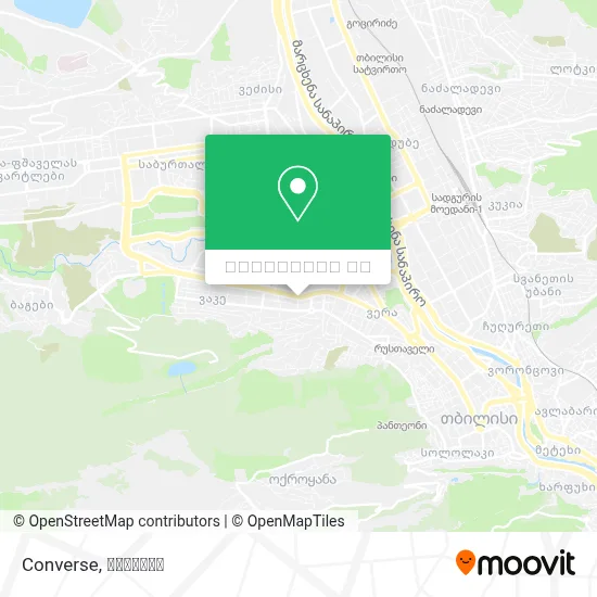 Converse რუკა
