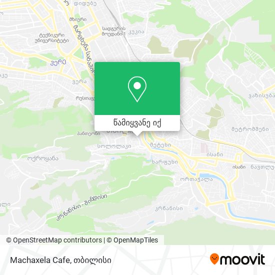 Machaxela Cafe რუკა