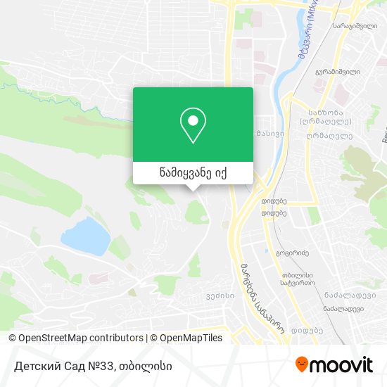 Детский Сад №33 რუკა
