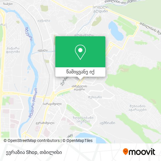 ევრაზია Shop რუკა
