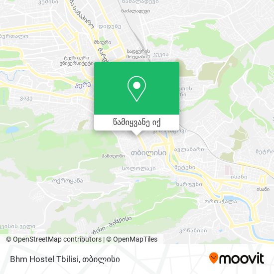 Bhm Hostel Tbilisi რუკა