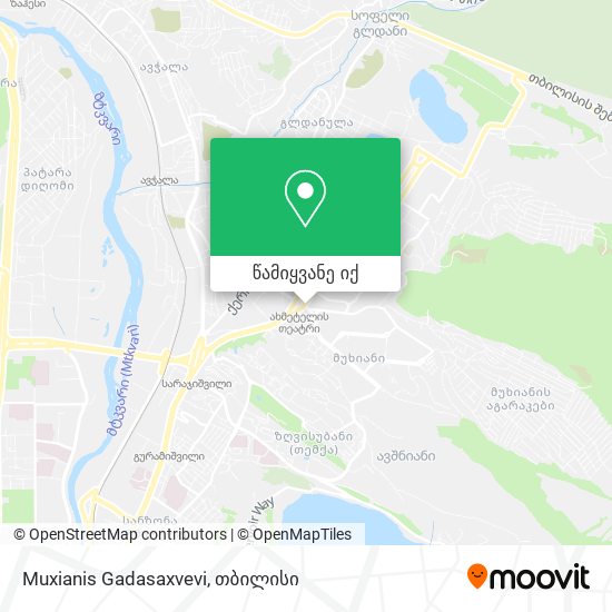 Muxianis Gadasaxvevi რუკა