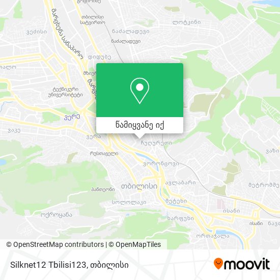 Silknet12    Tbilisi123 რუკა