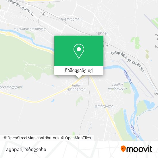 Zgapari რუკა