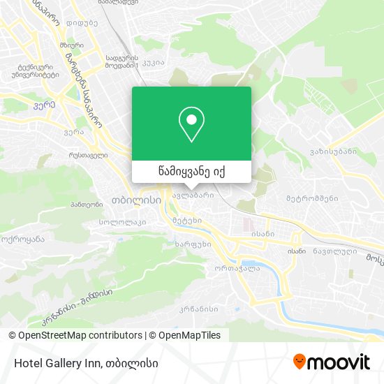 Hotel Gallery Inn რუკა