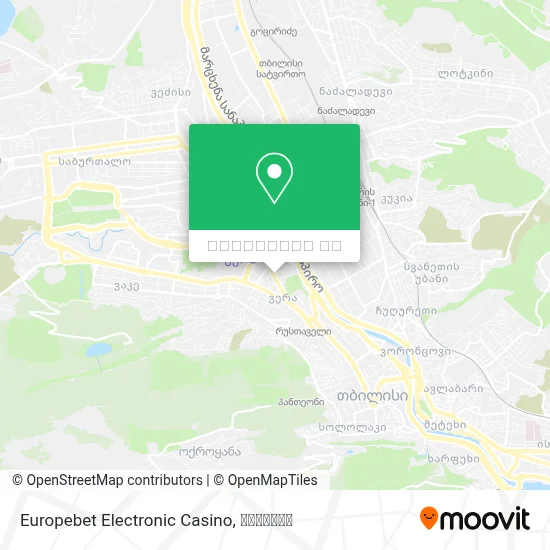 Europebet Electronic Casino რუკა