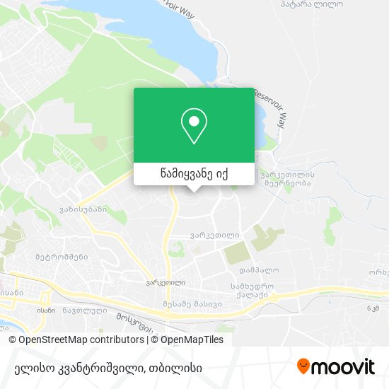 ელისო კვანტრიშვილი რუკა