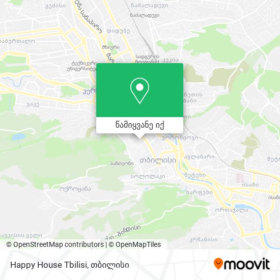 Happy House Tbilisi რუკა