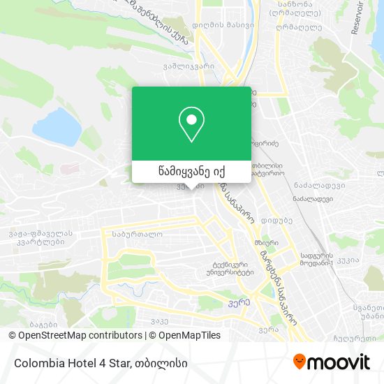Colombia Hotel 4 Star რუკა