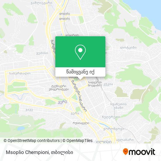 Msoplio Chempioni რუკა