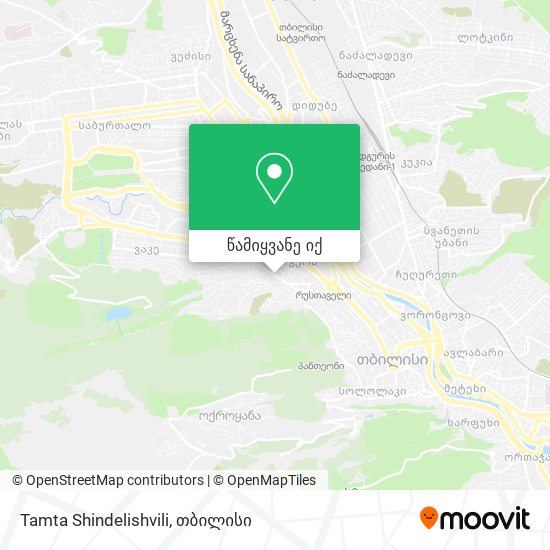Tamta Shindelishvili რუკა