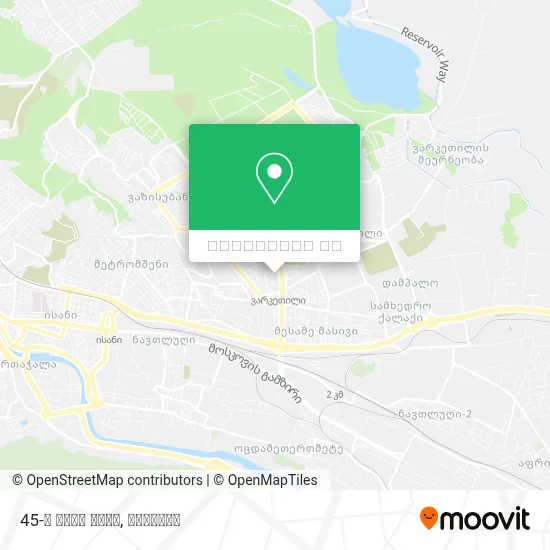 45-ე ბაგა ბაღი რუკა