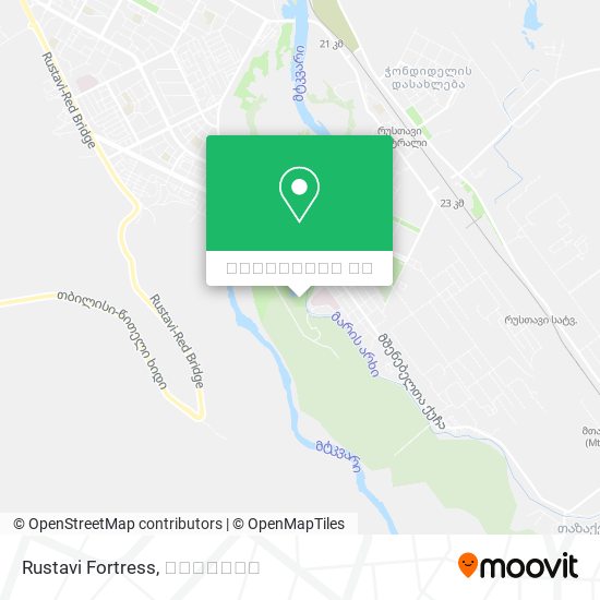 Rustavi Fortress რუკა