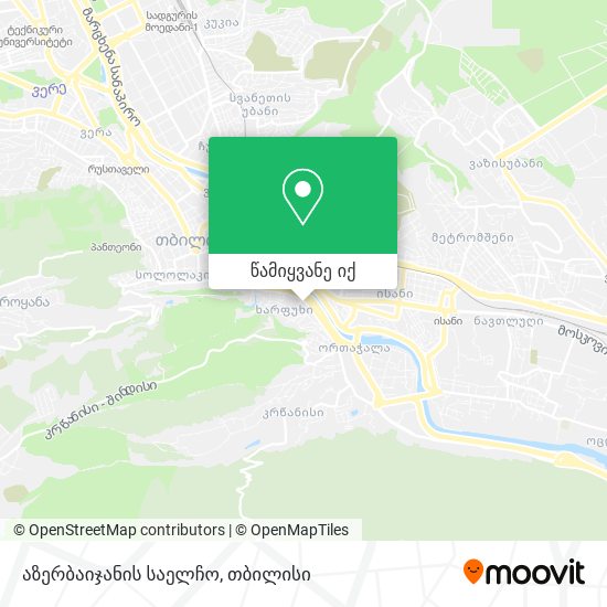 აზერბაიჯანის საელჩო რუკა
