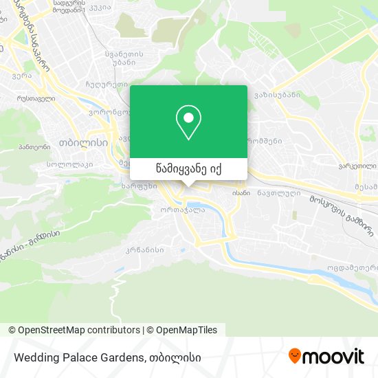 Wedding Palace Gardens რუკა