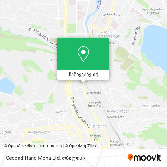 Second Hand Moha Ltd რუკა