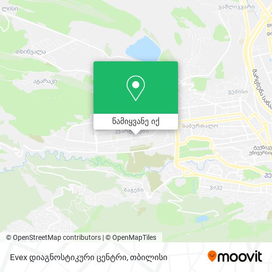 Evex დიაგნოსტიკური ცენტრი რუკა