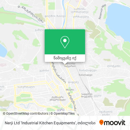 Nerji Ltd 'Industrial Kitchen Equipments' რუკა