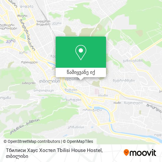 Тбилиси Хаус Хостел Tbilisi House Hostel რუკა