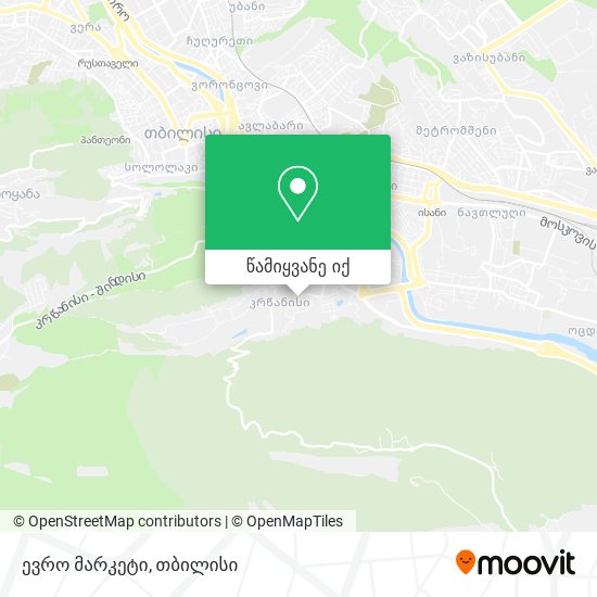 ევრო მარკეტი რუკა