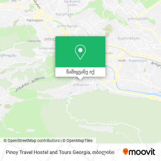 Pinoy Travel Hostel and Tours Georgia რუკა