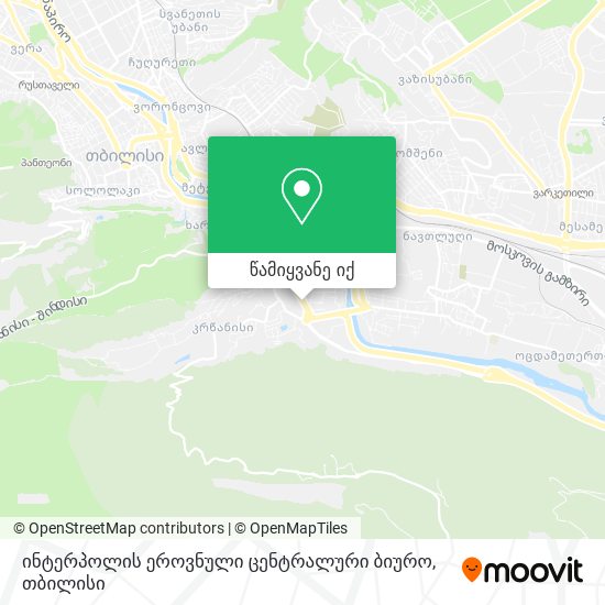 ინტერპოლის ეროვნული ცენტრალური ბიურო რუკა