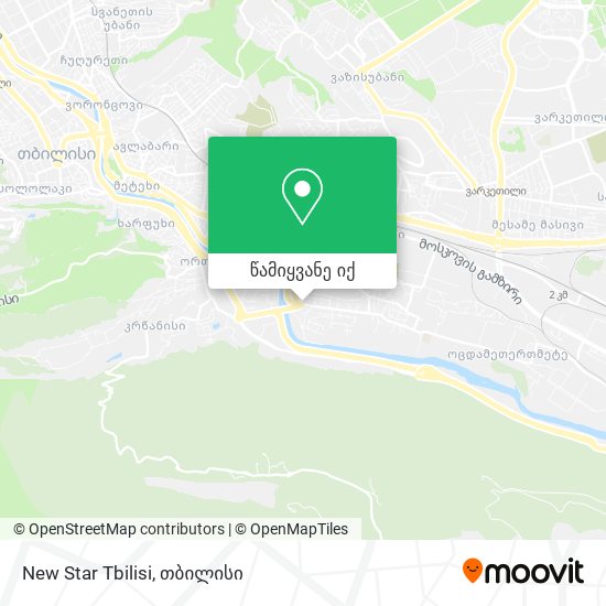 New Star Tbilisi რუკა