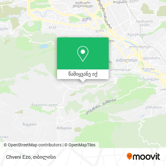 Chveni Ezo რუკა